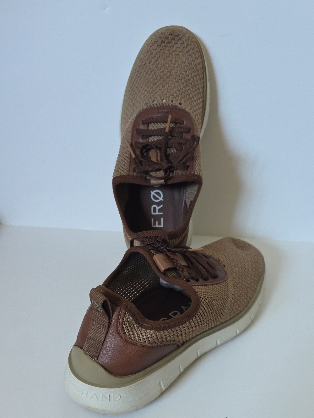 Cole Haan Mens Zerogrand Brown Sneakers Size 8